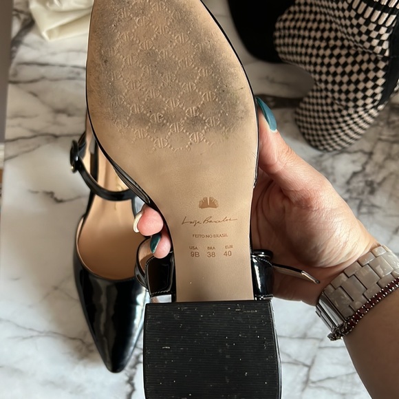 Luiza Barcelos Lacquered Leather Pump - Picture 4 of 4